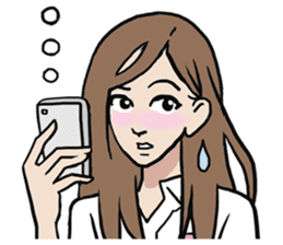 AsB - Comic Girls / Ep.White Shirt sticker #8207887