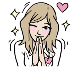 AsB - Comic Girls / Ep.White Shirt sticker #8207898