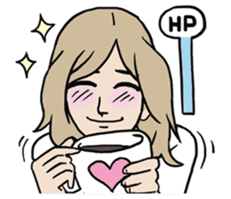 AsB - Comic Girls / Ep.White Shirt sticker #8207899