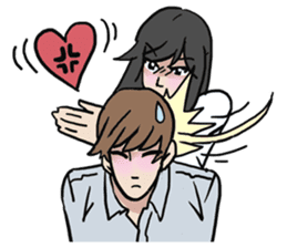 AsB - Comic Girls / Ep.White Shirt sticker #8207902