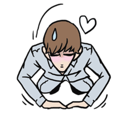 AsB - Comic Girls / Ep.White Shirt sticker #8207903