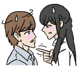 AsB - Comic Girls / Ep.White Shirt sticker #8207904