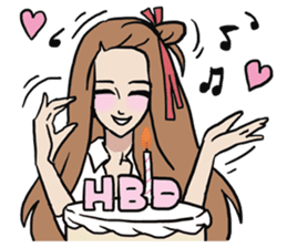 AsB - Comic Girls / Ep.White Shirt sticker #8207908