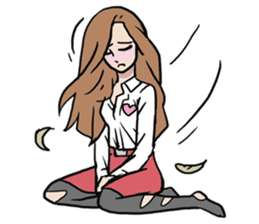 AsB - Comic Girls / Ep.White Shirt sticker #8207912