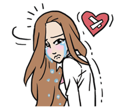 AsB - Comic Girls / Ep.White Shirt sticker #8207913