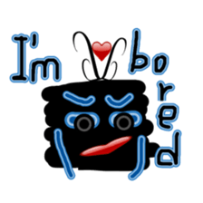 I love Elf - Black Elf term sticker #8208021