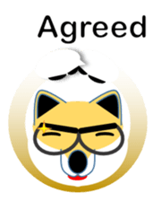 Shiba-Inu business man POM English ver sticker #8208157