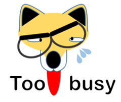 Shiba-Inu business man POM English ver sticker #8208159