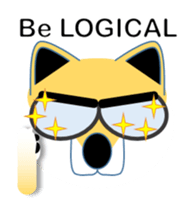 Shiba-Inu business man POM English ver sticker #8208165