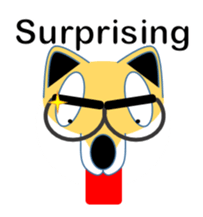 Shiba-Inu business man POM English ver sticker #8208170