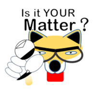 Shiba-Inu business man POM English ver sticker #8208174