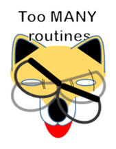 Shiba-Inu business man POM English ver sticker #8208176