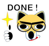 Shiba-Inu business man POM English ver sticker #8208181