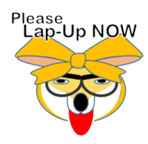 Shiba-Inu business man POM English ver sticker #8208186