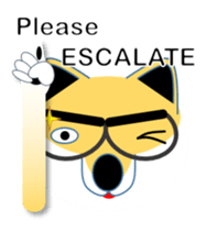 Shiba-Inu business man POM English ver sticker #8208191