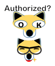 Shiba-Inu business man POM English ver sticker #8208195