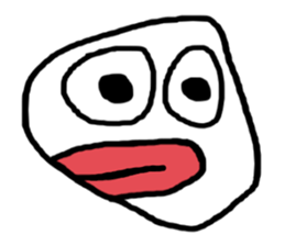 Face (There is no letter)3 sticker #8209398