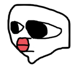 Face (There is no letter)3 sticker #8209415