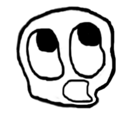 Face (There is no letter)3 sticker #8209419