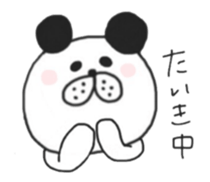 cat and bear panda sticker #8209650
