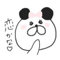 cat and bear panda sticker #8209659