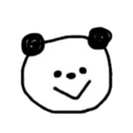 cat and bear panda sticker #8209675