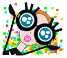 glasses girl Lyn-chan6-5 sticker #8210053