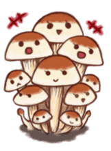 The Fungi family-01 sticker #8210210