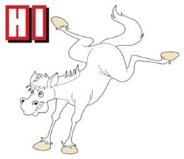 Hustle Horse sticker #8210369