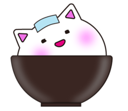 Rice cat haha sticker #8211091