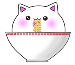 Rice cat haha sticker #8211092