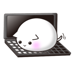 Rice cat haha sticker #8211113