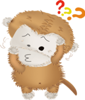 The little happiness monkey sticker #8212437