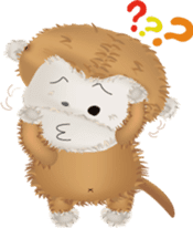 The little happiness monkey sticker #8212437