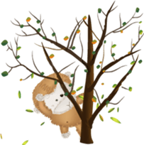 The little happiness monkey sticker #8212461