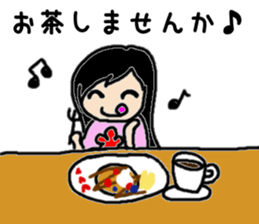 Of honorific Hula Girl sticker #8213128