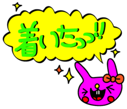 colorful POP rabbit&cat sticker #8213757
