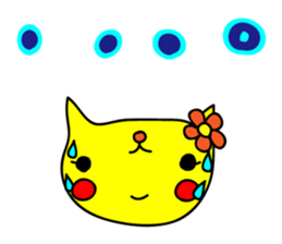 colorful POP rabbit&cat sticker #8213771