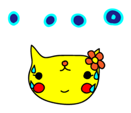 colorful POP rabbit&cat sticker #8213771