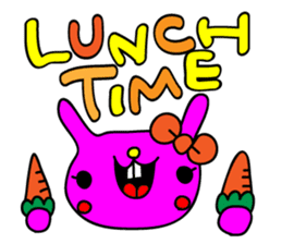 colorful POP rabbit&cat sticker #8213774