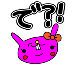 colorful POP rabbit&cat sticker #8213789