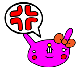 colorful POP rabbit&cat sticker #8213790