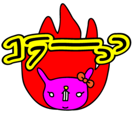 colorful POP rabbit&cat sticker #8213791