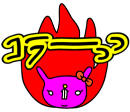 colorful POP rabbit&cat sticker #8213791