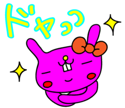 colorful POP rabbit&cat sticker #8213792