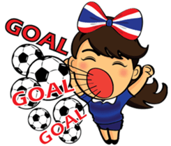 Thailand cheer girl sticker #8214247