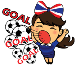 Thailand cheer girl sticker #8214247