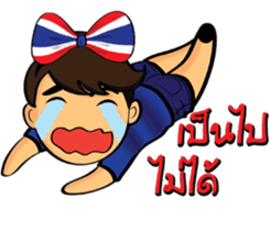 Thailand cheer girl sticker #8214258
