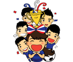 Thailand cheer girl sticker #8214267