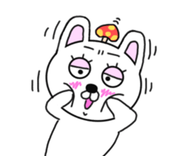 Various rabbit 8 and Mushrooms sticker #8214432